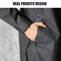 Rain Jacket with Hood - Thorben-Black-M-State of Style