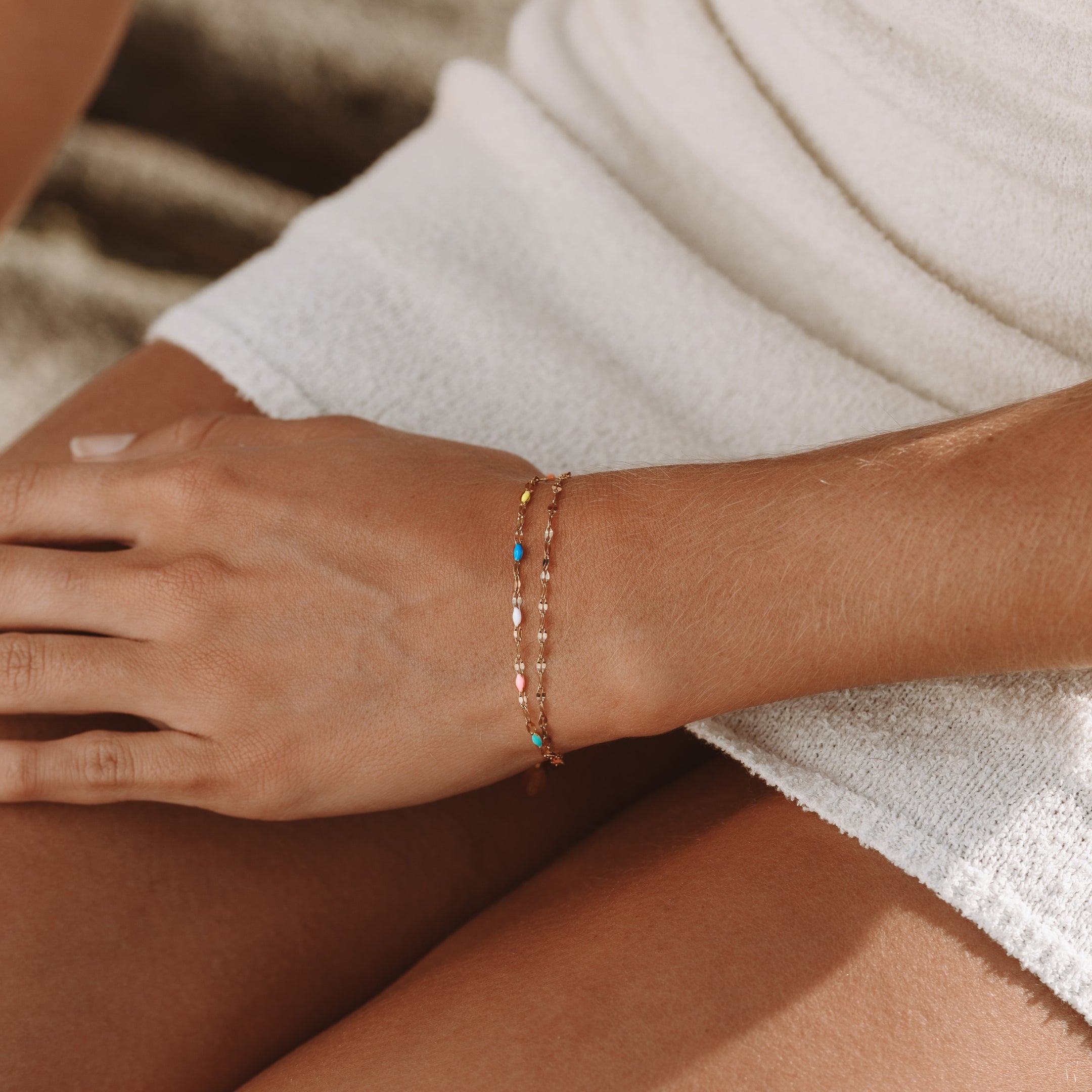 Rainbow Dainty Bracelet - Elise