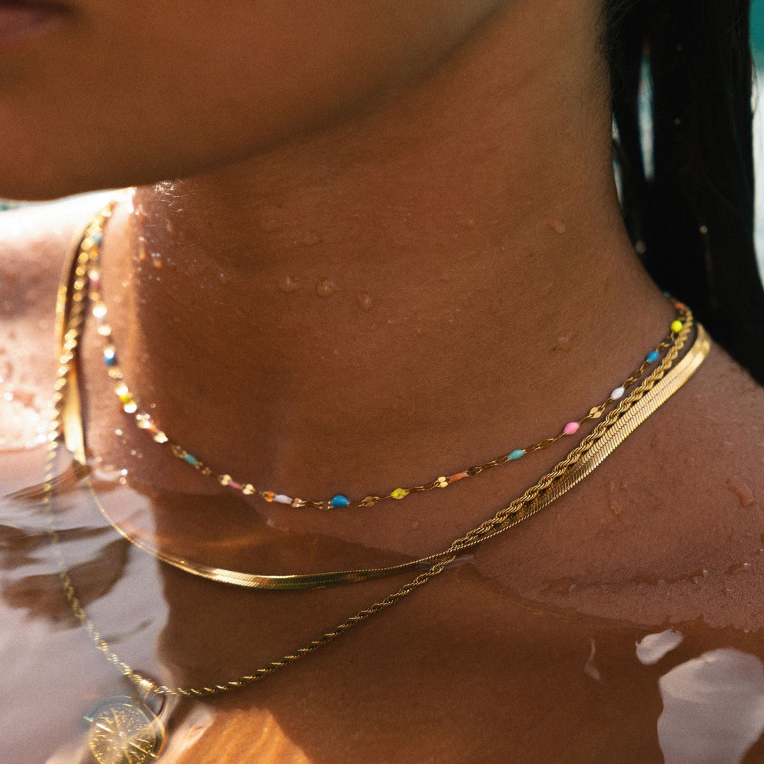 Rainbow Choker - Selina-Gold-State of Style