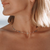 Rainbow Choker - Selina-Silver-State of Style