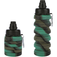 Rainbow Collapsible Water Bottle-Camouflage-State of Style