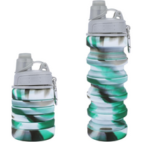 Rainbow Collapsible Water Bottle-Grey Green-State of Style