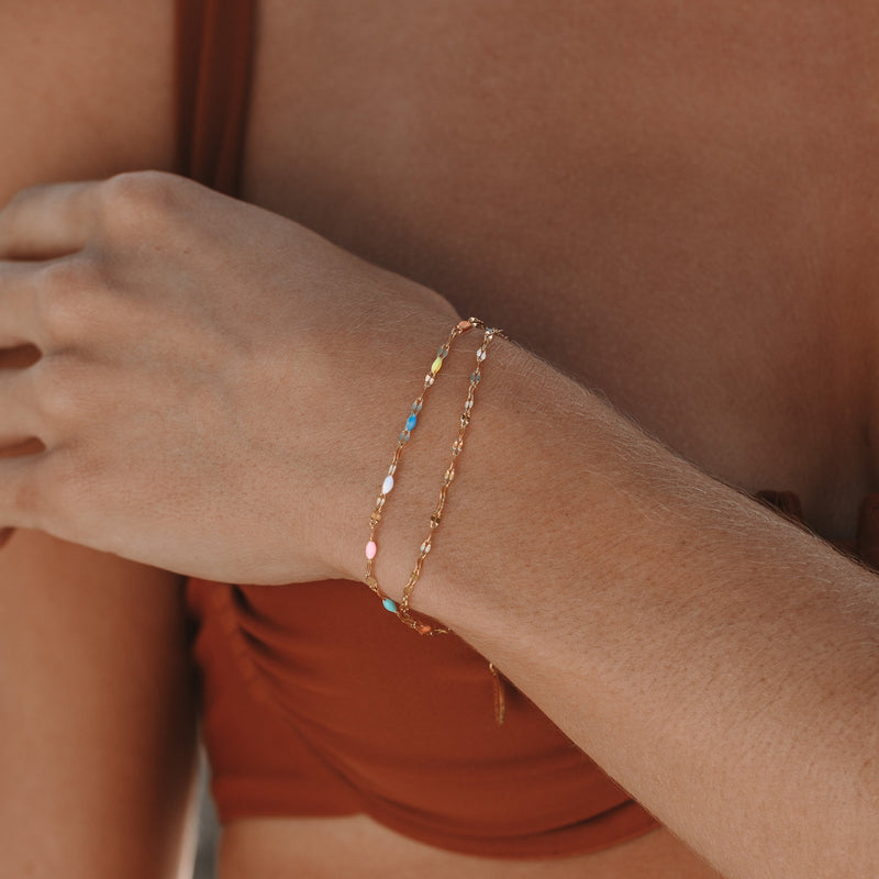 Rainbow Dainty Bracelet - Elise-State of Style