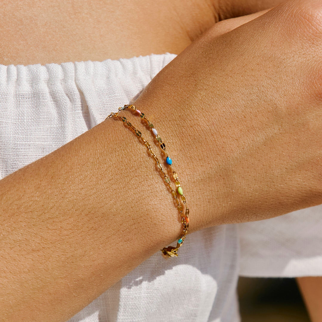 Rainbow Dainty Bracelet - Elise-State of Style