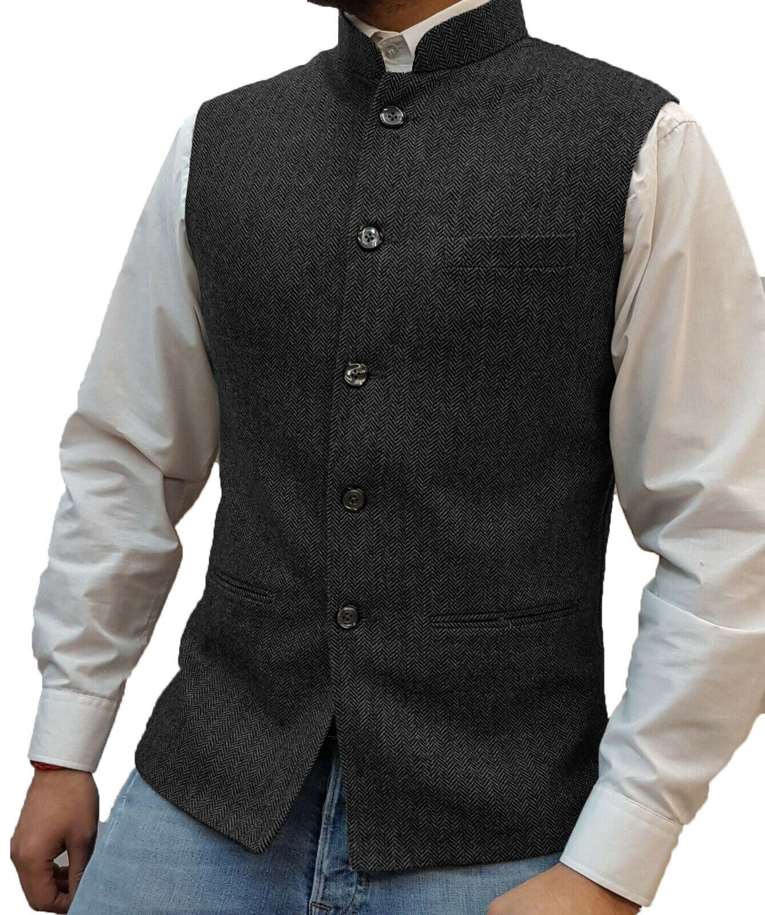 Raphael Traditional Vest – Vintage-Inspired Waistcoat with Tailored Fit-Black-XS-State of Style