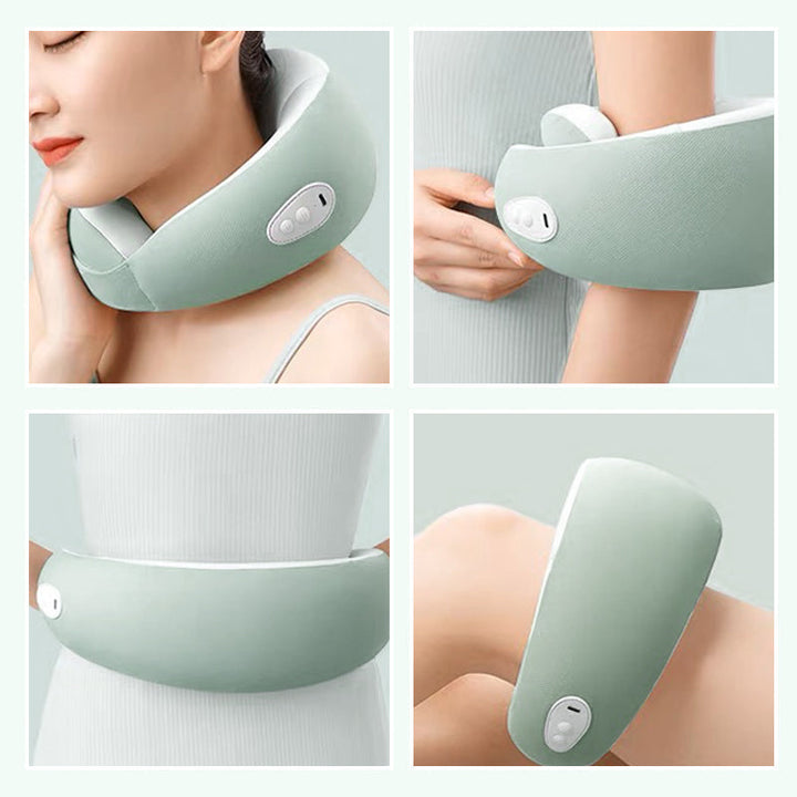 Rechargeable Heating Pad with Neck Massage – CozyTherm-Dark Blue-State of Style