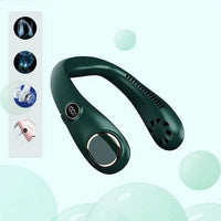 Rechargeable Zoe Neck Fan-Dark Green-2000MAH-State of Style