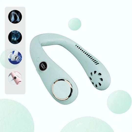 Rechargeable Zoe Neck Fan-Light Green-2000MAH-State of Style
