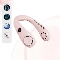 Rechargeable Zoe Neck Fan-Pink-2000MAH-State of Style