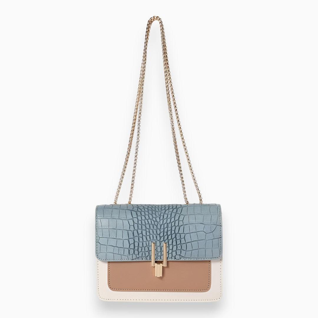 Rectangular Flap Bag - Amélie-Light Blue-State of Style