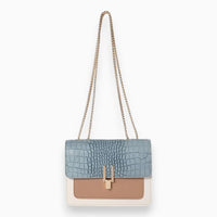 Rectangular Flap Bag - Amélie-Light Blue-State of Style