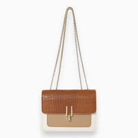 Rectangular Flap Bag - Amélie-Light Brown-State of Style