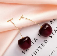 Red Cherry Earrings - Fleur-State of Style