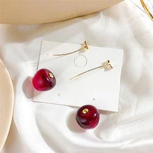 Red Cherry Earrings - Fleur-State of Style