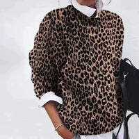 Refined Printed Sweater - Sienna-Leopard-S-State of Style