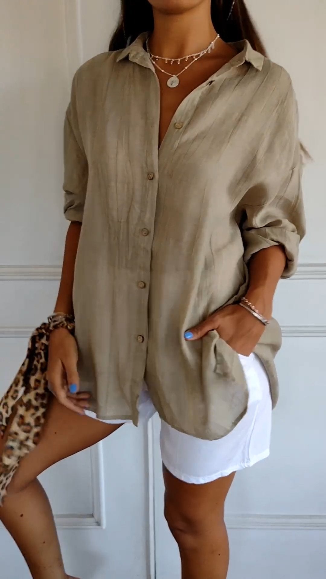 Refined Women's Shirt - Elena-Brown-S-State of Style