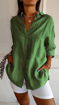 Refined Women's Shirt - Elena-Green-S-State of Style