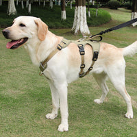 Reflective Anti-Pull Dog Harness - GripGuard-S-Khaki-State of Style