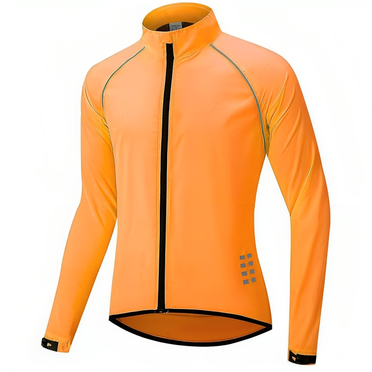 Reflective Cycling Jacket for Men - ReflectoRide-Black-M-State of Style