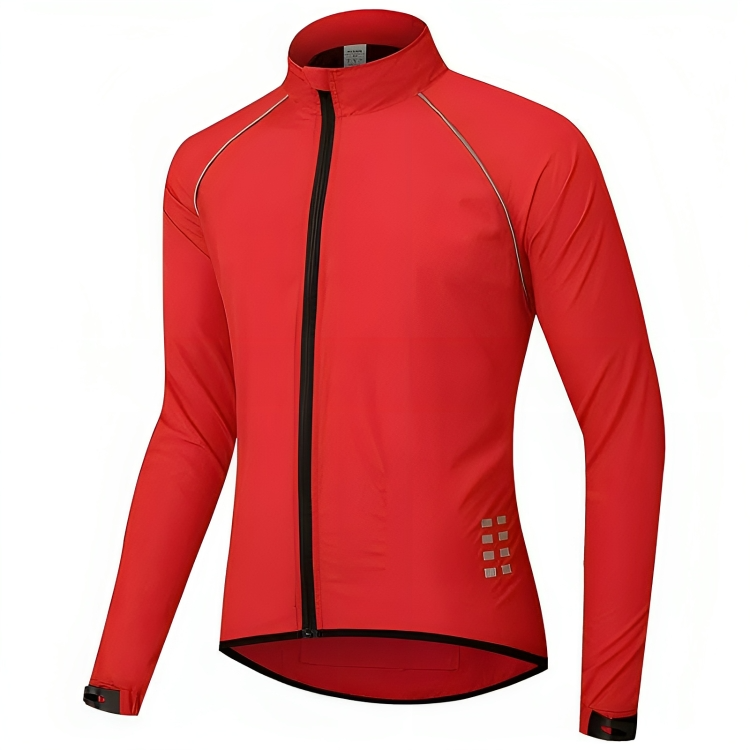 Reflective Cycling Jacket for Men - ReflectoRide-Black-M-State of Style