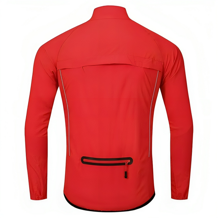 Reflective Cycling Jacket for Men - ReflectoRide-Black-M-State of Style