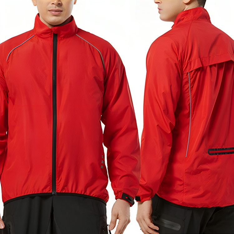 Reflective Cycling Jacket for Men - ReflectoRide-Black-M-State of Style