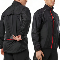 Reflective Cycling Jacket for Men - ReflectoRide-Black-M-State of Style