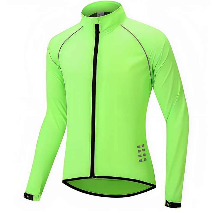 Reflective Cycling Jacket for Men - ReflectoRide-Black-M-State of Style