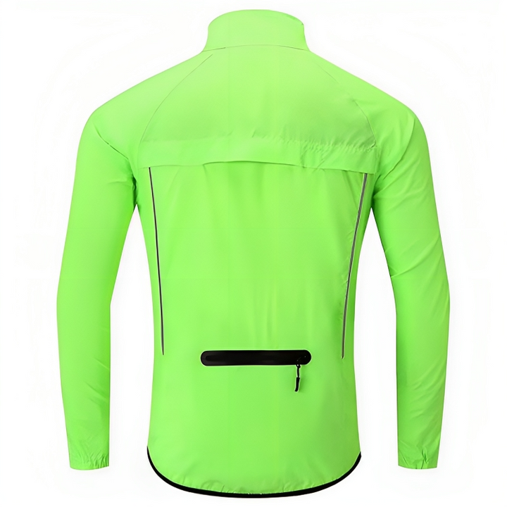 Reflective Cycling Jacket for Men - ReflectoRide-Black-M-State of Style
