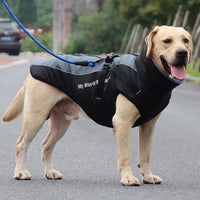 Reflective Dog Jacket with Harness - GlowPaw™-Grey-S-State of Style