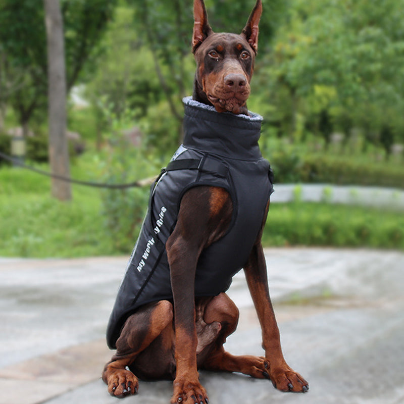 Reflective Dog Jacket with Harness - GlowPaw™-Grey-S-State of Style