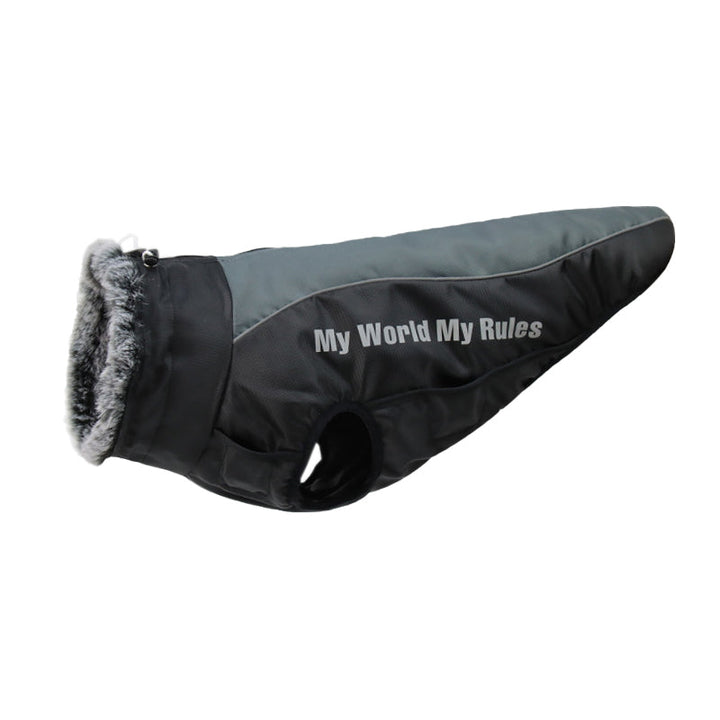 Reflective Dog Jacket with Harness - GlowPaw™-Grey-S-State of Style