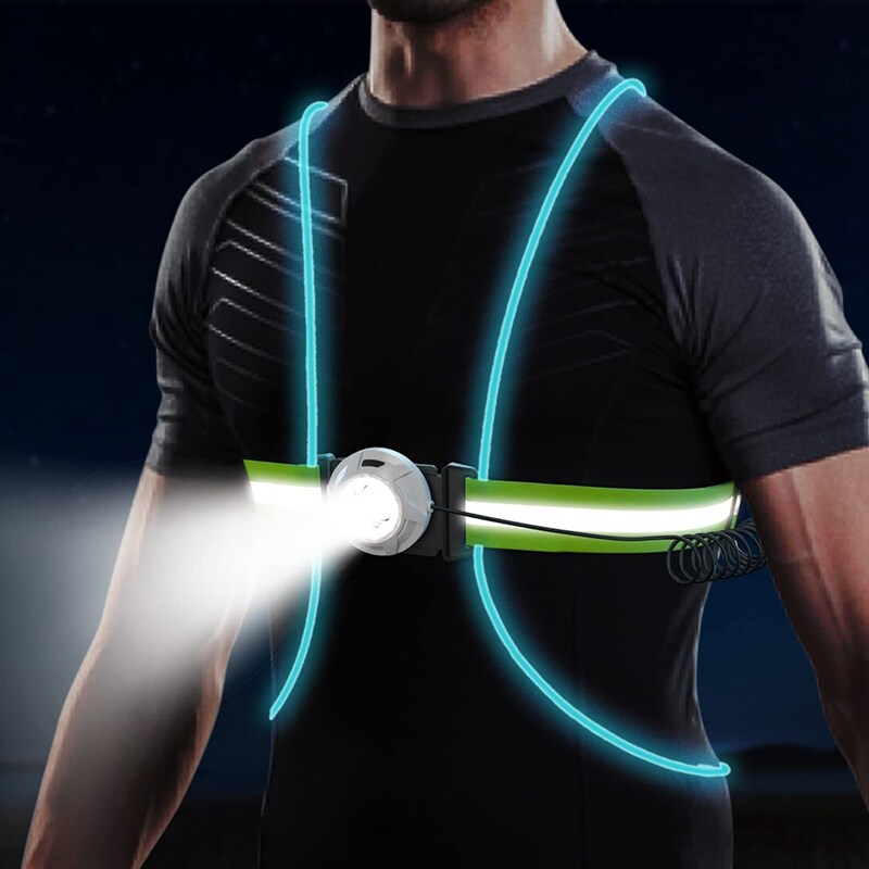 ReflectSafe LED Safety Vest for Running-State of Style