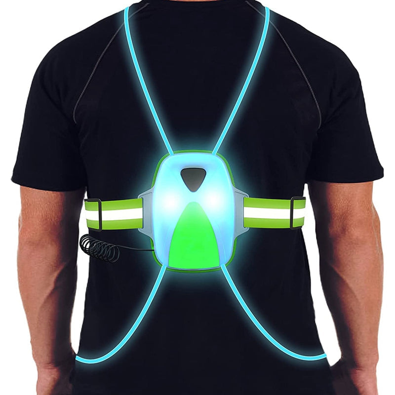 ReflectSafe LED Safety Vest for Running-State of Style