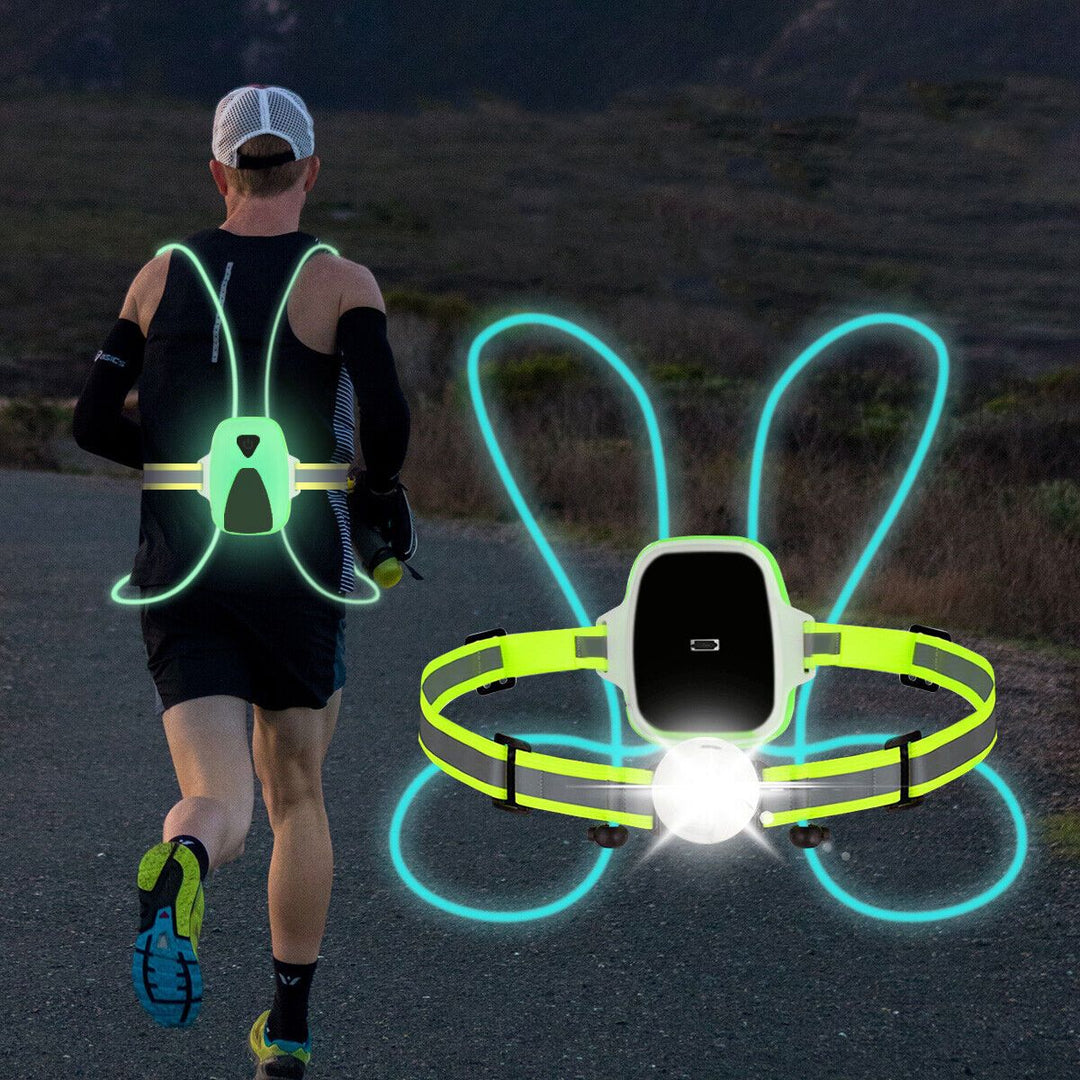 ReflectSafe LED Safety Vest for Running-State of Style
