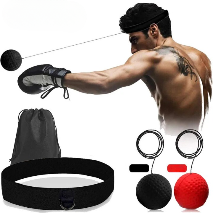 Reflex ball for Boxing Training - PunchPro-Black (Light Weight)-State of Style