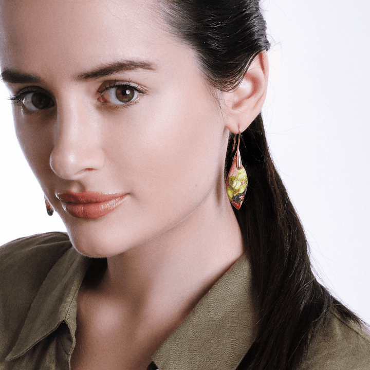 Regalite Drop Earrings - Amaris-Gold-State of Style