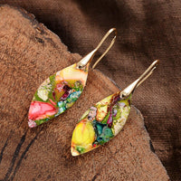 Regalite Drop Earrings - Amaris-Gold-State of Style