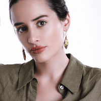 Regalite Drop Earrings - Amaris-Gold-State of Style