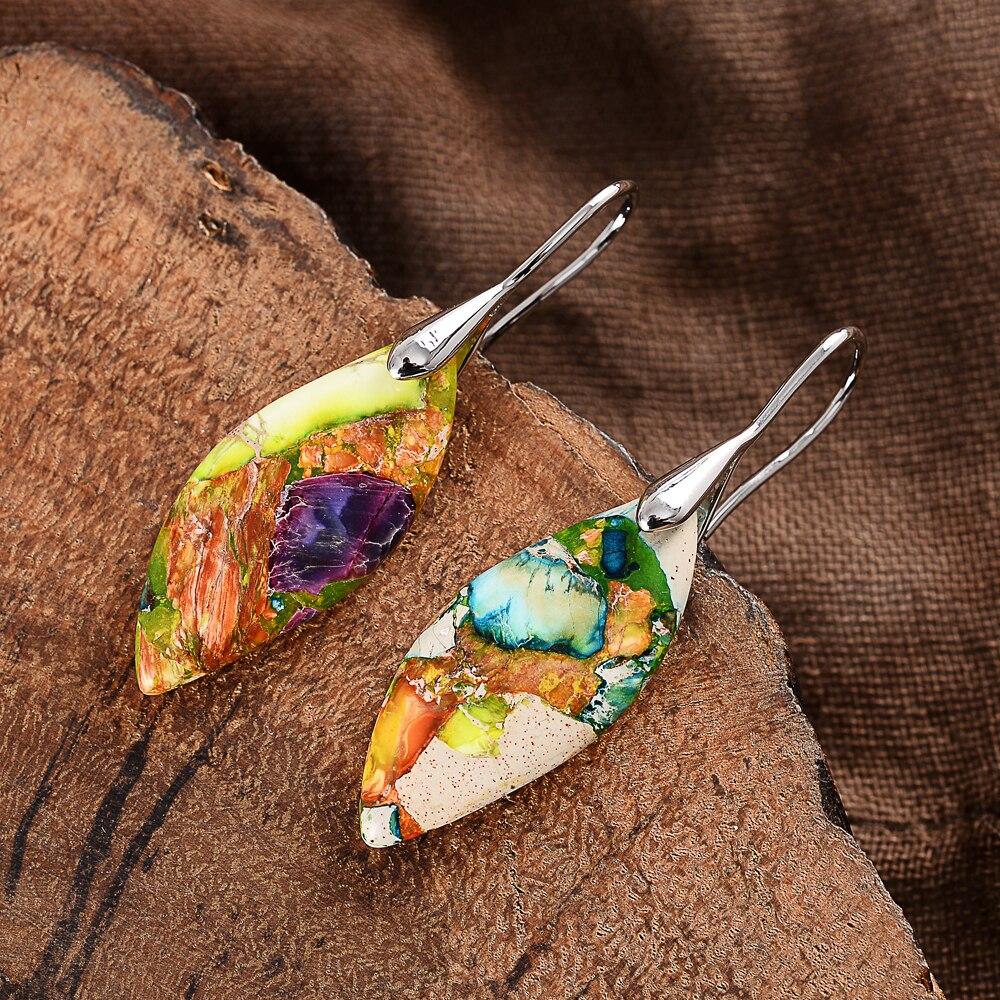 Regalite Drop Earrings - Amaris-Gold-State of Style