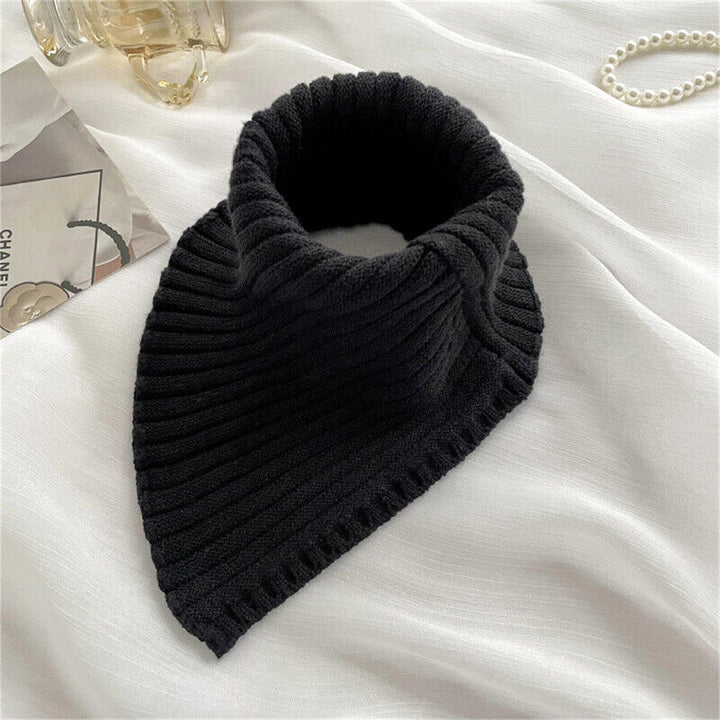 Rei Collar Scarf | Warm and Stylish-Black-State of Style