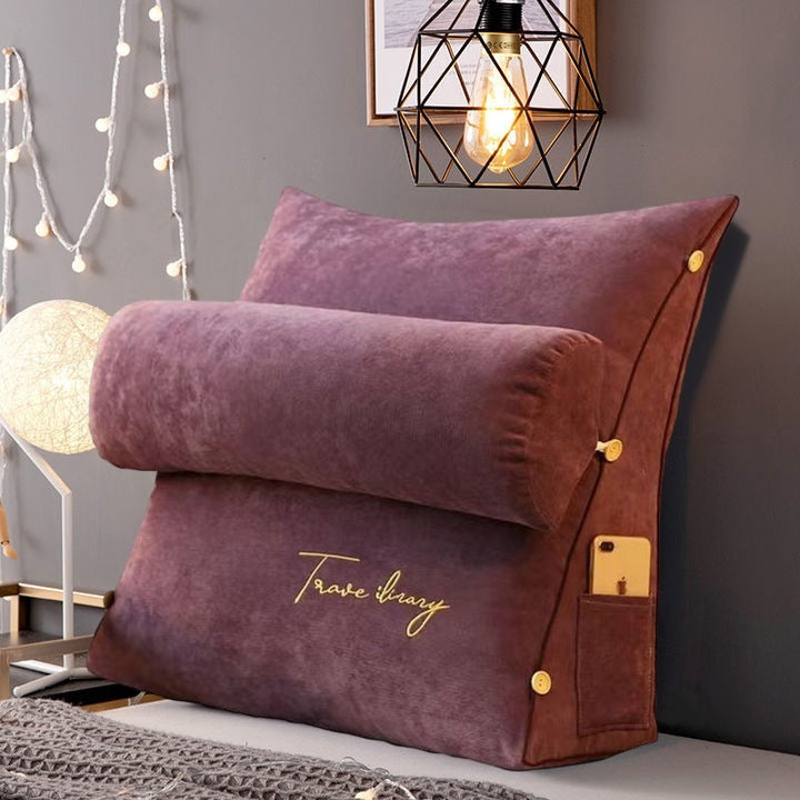 RelaxBack Triangle Back Support Cushion-Purple-State of Style