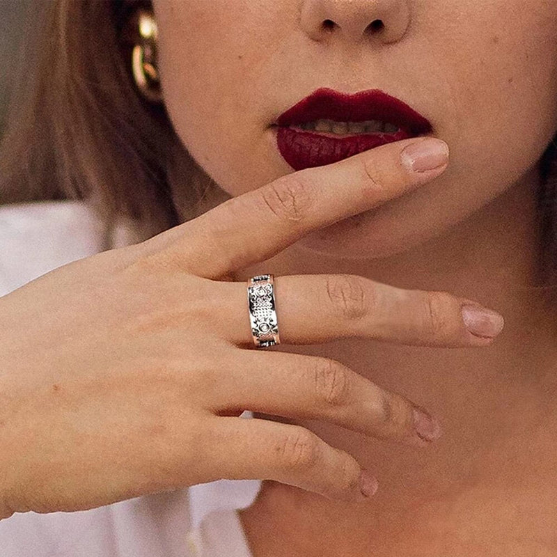 Relaxing Spinner - Spinfinity-Rose Gold-17.4mm-State of Style