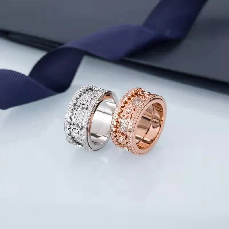 Relaxing Spinner - Spinfinity-Rose Gold-17.4mm-State of Style