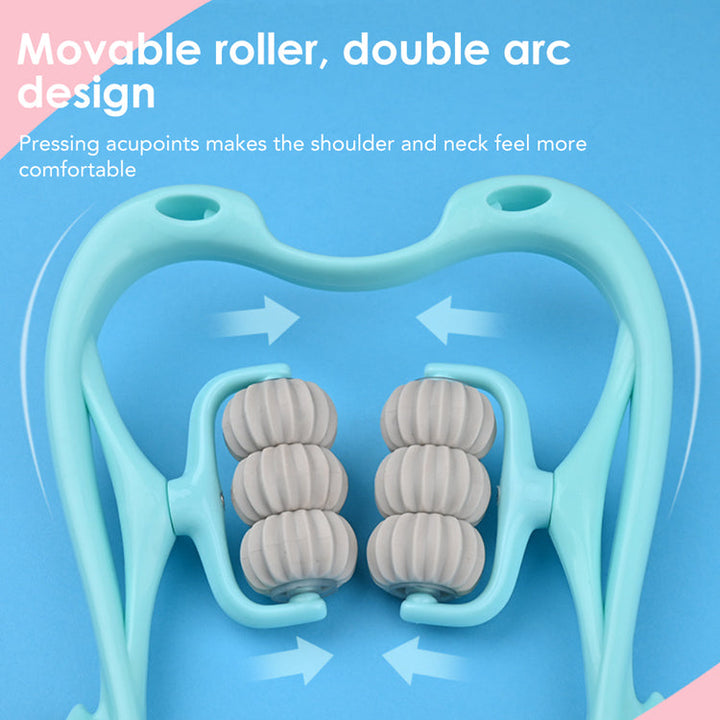 ReliefRoller 6-Wheel Neck Massager-Blue-State of Style