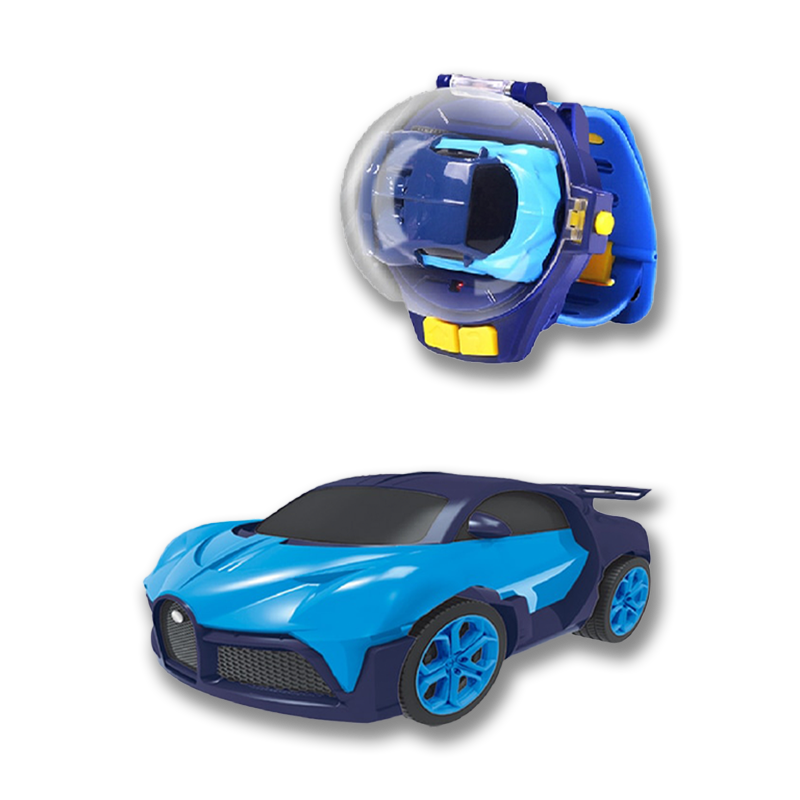 Remote Control Car Clock - RaceMaster-Blue-State of Style