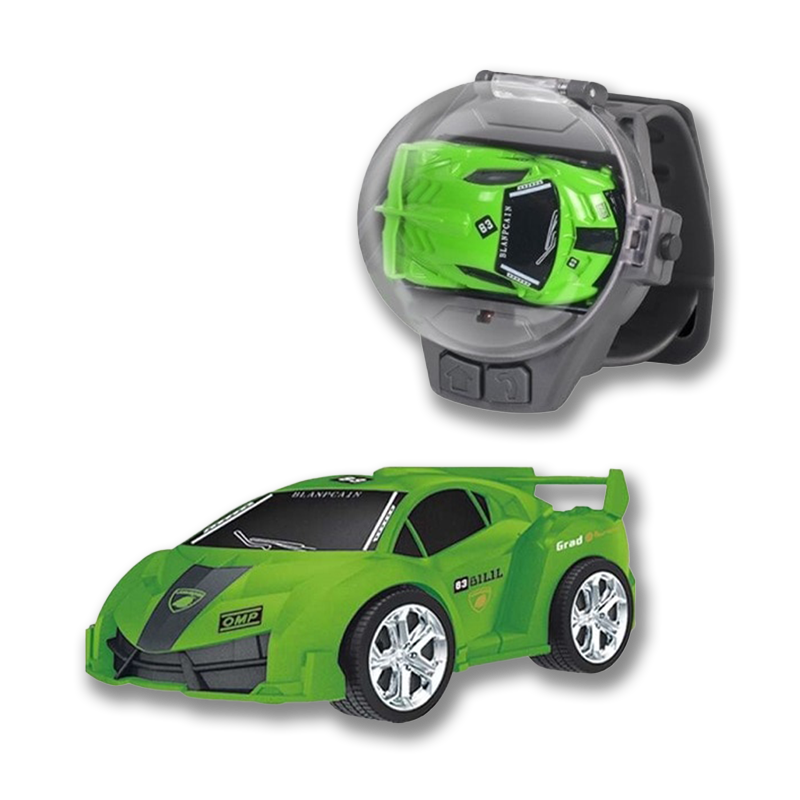 Remote Control Car Clock - RaceMaster-Green-State of Style