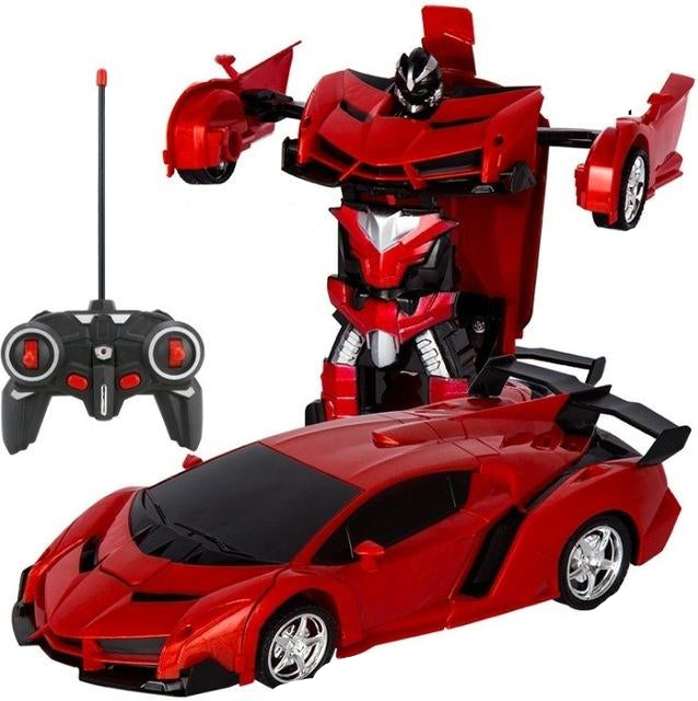 Remote-Controlled Transformer Car - VoltMorph-Red-State of Style