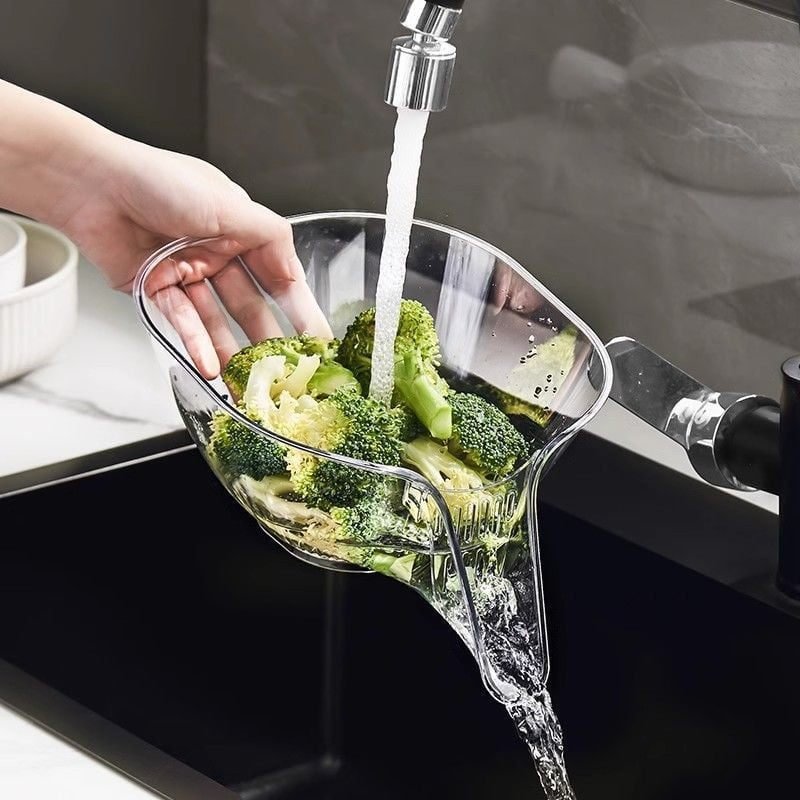 Removable Dish & Draining Basket - DrainEase-Grey-State of Style
