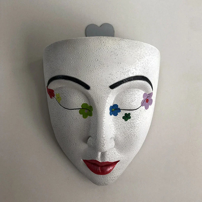 Resin Human Face Hanging Planter - FaceVibe-A-State of Style